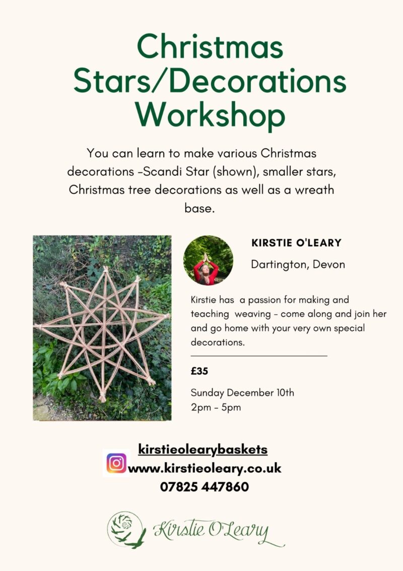 Christmas Stars/Decorations Workshop (December 2023)