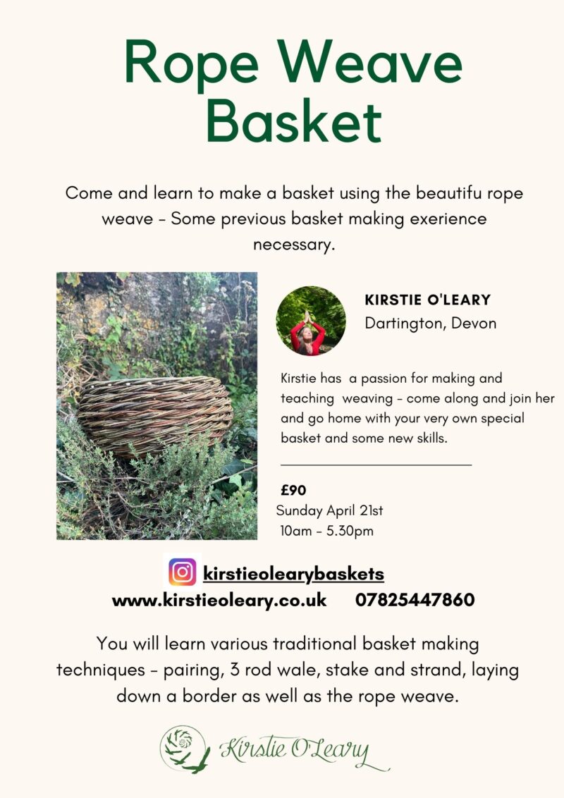 Rope Weave Basket Workshop (21 April 2024)