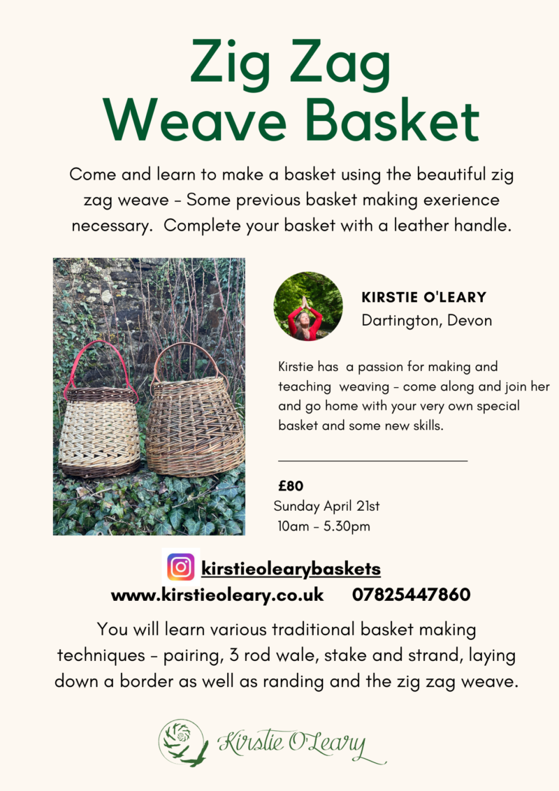 Zig Zag Basket Workshop (21 April 2024)